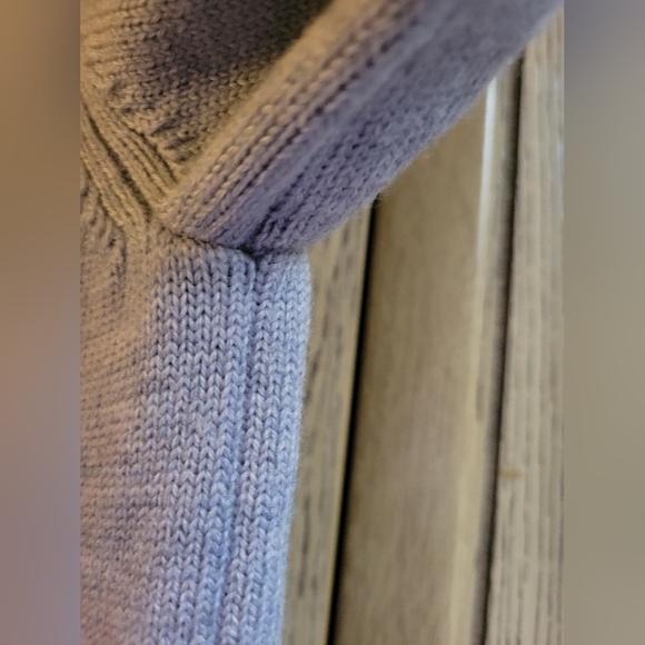 UNBOUND Heritage Knit Sweater 100% Merino Wool Men Size M Grey Quiet Luxury READ - Picture 13 of 16